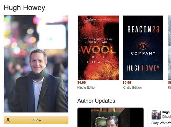Follow Your Favorite Authors - Hugh Howey